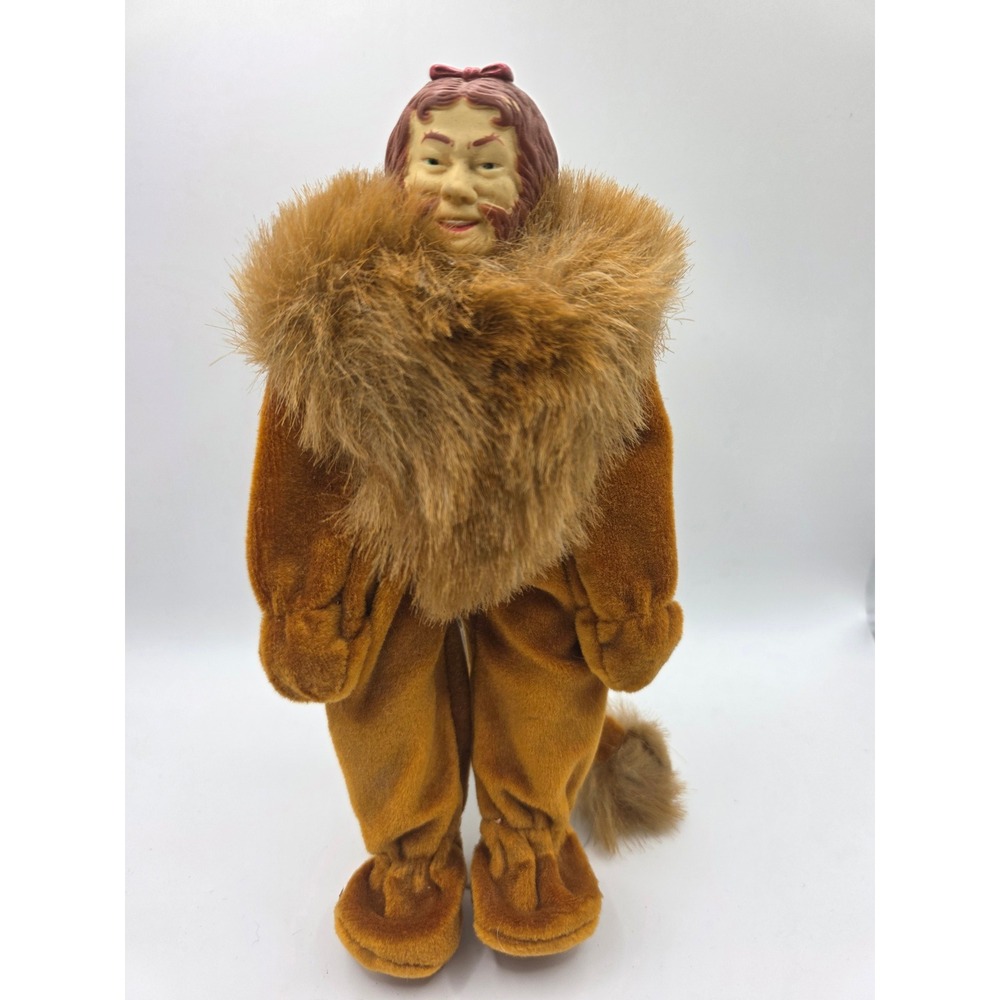 Vintage Wizard of Oz Cowardly Lion Doll with Mane Movie Collectible w